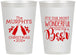 Personalized Christmas 12 oz Frosted Cups - Wonderful Time For A Beer | 280012