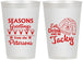 Personalized Christmas 12 oz Frosted Cups - Eat Drink Be Jacky | 280016