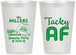 Personalized Christmas 12 oz Frosted Cups - Tacky Af | 280017