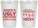 Personalized Christmas 12 oz Frosted Cups - Til The Season To Be Tacky | 280020