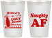 Personalized Christmas 12 oz Frosted Cups - Eat Drink Be Ugly | 280024