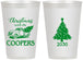 Personalized Christmas 12 oz Frosted Cups - Naughty Af | 280025
