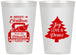 Personalized Christmas 12 oz Frosted Cups - Christmas Tree | 280026