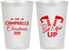 Personalized Christmas 12 oz Frosted Cups - Lets Get Elfed Up | 280036