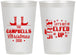 Personalized Christmas 12 oz Frosted Cups - Lets Get Elfed Up | 280038
