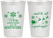 Personalized Christmas 12 oz Frosted Cups - To All A Good Night | 280041