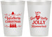 Personalized Christmas 12 oz Frosted Cups - Let Is Snow | 280050