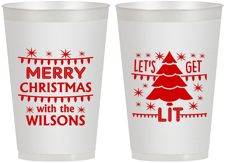 Personalized Christmas 12 oz Frosted Cups - Nutcracker | 280052