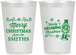 Personalized Christmas 12 oz Frosted Cups - Snowflakes | 280053