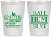 Personalized Christmas 12 oz Frosted Cups - Bah Hum Bug | 280057