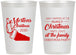 Personalized Christmas 12 oz Frosted Cups - Santa Claus | 280060
