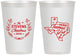 Personalized Christmas 12 oz Frosted Cups - Texmas Yall | 280074