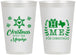 Personalized Christmas 12 oz Frosted Cups - Texas | 280075