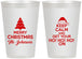 Personalized Christmas 12 oz Frosted Cups - Ho Ho Ho | 280076