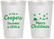 Personalized Christmas 12 oz Frosted Cups - Santa Claus | 280079