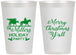 Personalized Christmas 12 oz Frosted Cups - Country | 280087