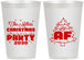 Personalized Christmas 12 oz Frosted Cups - Lit Af | 280090