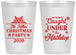 Personalized Christmas 12 oz Frosted Cups - Mistletoe | 280092