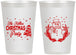 Personalized Christmas 12 oz Frosted Cups - Snowman | 280096