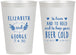Personalized Wedding 12 oz Frosted Cups - To Have And To Hold | 281