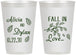 Personalized Wedding 12 oz Frosted Cups - Fall In Love | 283