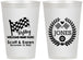 Personalized Wedding 12 oz Frosted Cups - Racing | 289