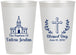 Personalized Baptism 12 oz Frosted Cups - Blessed Day | 290009