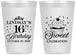 Personalized 16th Birthday 12 oz Frosted Cups - Cupcake | 300000