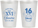 Personalized 16th Birthday 12 oz Frosted Cups - Cupcake | 300007