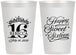 Personalized 16th Birthday 12 oz Frosted Cups - Tiara | 300008