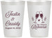 Personalized Rehearsal Dinner 12 oz Frosted Cups - Eat Drink Rehearse | 30001