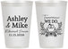 Personalized Rehearsal Dinner 12 oz Frosted Cups - Tomorrow We Do | 30002