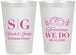 Personalized Rehearsal Dinner 12 oz Frosted Cups - Tomorrow We Do | 30003
