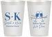 Personalized Rehearsal Dinner 12 oz Frosted Cups - Before We Do We Dine | 30005