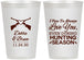 Personalized Wedding 12 oz Frosted Cups - Hunting | 308