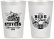Personalized Memorial 12 oz Frosted Cups - Ride In Peace | 310015