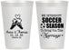 Personalized Wedding 12 oz Frosted Cups - We Interrupt Soccer | 311