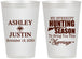 Personalized Wedding 12 oz Frosted Cups - We Interrupt Hunting | 316