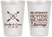 Personalized Wedding 12 oz Frosted Cups - We Interrupt Season | 318