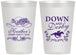 Personalized Derby Day 12 oz Frosted Cups - Down And Derby | 320001