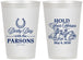 Personalized Derby Day 12 oz Frosted Cups - Hold Your Horses | 320008
