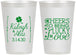 Personalized Wedding 12 oz Frosted Cups - Lucky In Love | 328