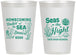 Personalized Homecoming 12 oz Frosted Cups - Under The Sea Dance | 330001