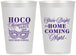Personalized Homecoming 12 oz Frosted Cups - Hoco Masquerade Dance | 330009