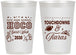 Personalized Homecoming 12 oz Frosted Cups - Touchdowns And Tiaras | 330010