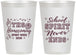 Personalized Homecoming 12 oz Frosted Cups - Spirit Week | 330011
