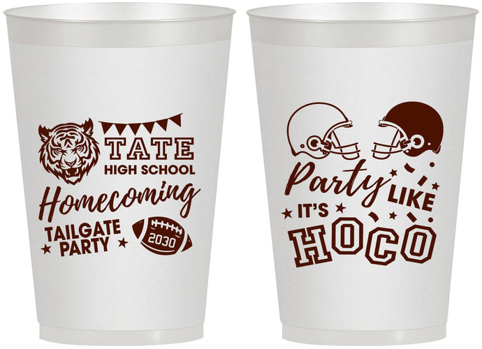 Personalized Homecoming 12 oz Frosted Cups - Party Like Its Hoco | 330012
