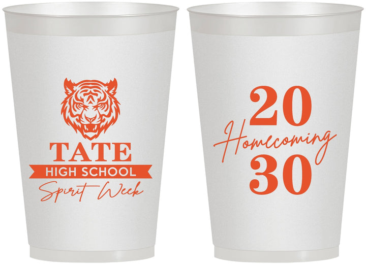 Personalized Homecoming 12 oz Frosted Cups - Hoco Spirit Week | 330015