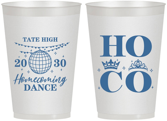 Personalized Homecoming 12 oz Frosted Cups - Hoco Dance | 330016