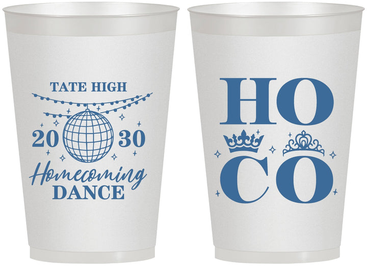 Personalized Homecoming 12 oz Frosted Cups - Hoco Dance | 330016